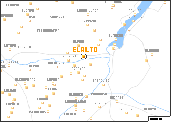 map of El Alto