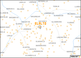 map of El Alto