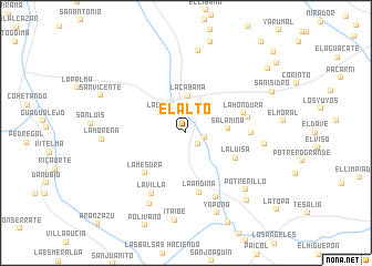 map of El Alto