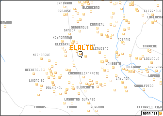 map of El Alto