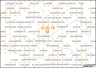 map of El Alto