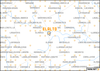 map of El Alto