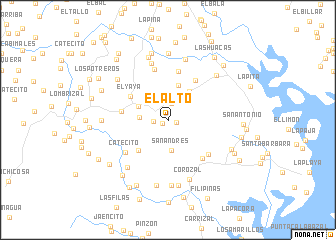 map of El Alto