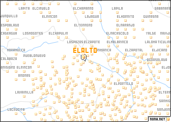 map of El Alto