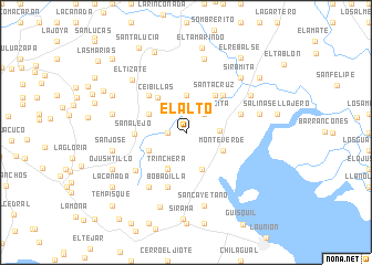 map of El Alto