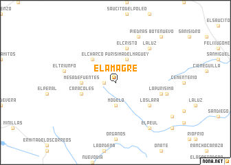 map of El Amagre