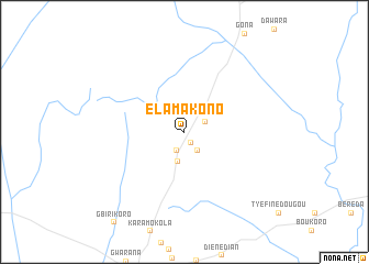map of Elamakono