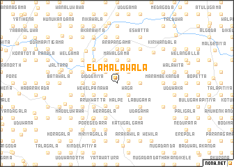 map of Elamalawala