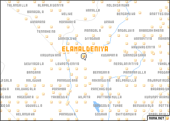 map of Elamaldeniya