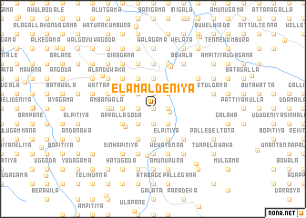 map of Elamaldeniya