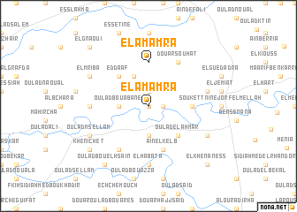 map of El Amamra