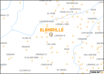 map of El Amarillo