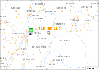 map of El Amarillo