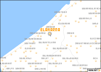 map of El Amarna