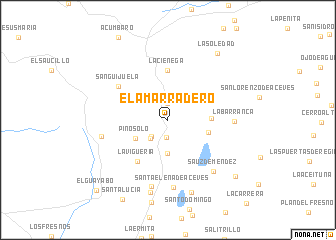 map of El Amarradero