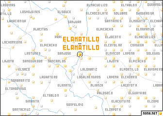 map of El Amatillo