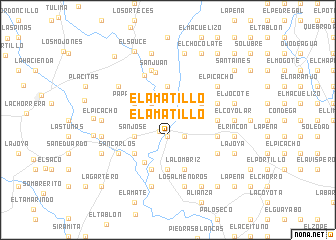 map of El Amatillo