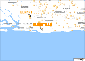 map of El Amatillo