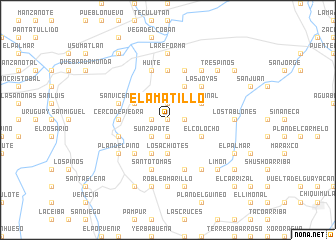 map of El Amatillo