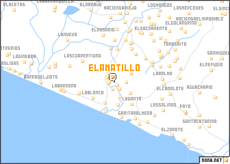 map of El Amatillo