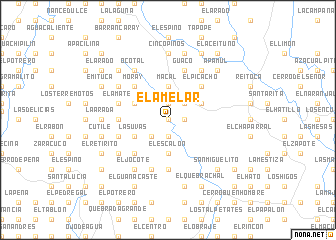 map of El Amelar