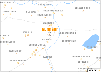 map of El Ameur