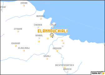 map of El Ammoûchi Ali