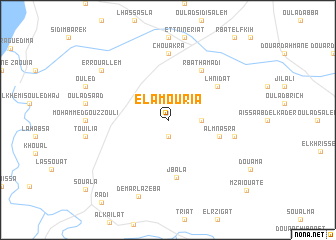 map of El Amouria