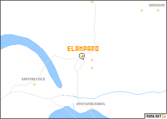 map of El Amparo