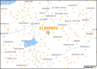 map of El Amparo