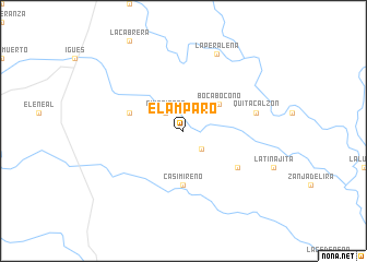 map of El Amparo