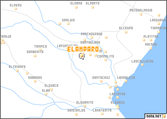 map of El Amparo