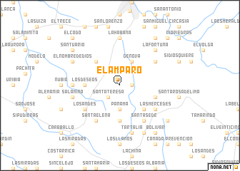 map of El Amparo