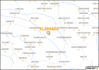 map of El Amparo