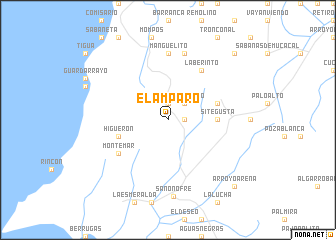 map of El Amparo