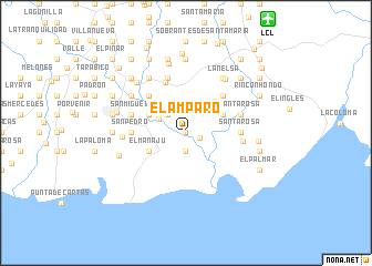 map of El Amparo