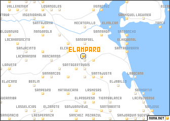 map of El Amparo