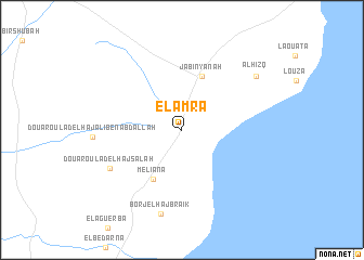 map of El Amra