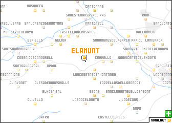 map of El Amunt