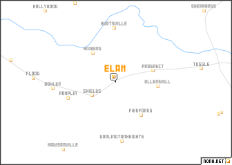map of Elam