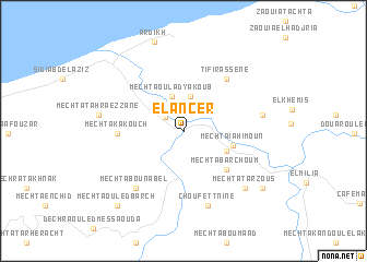 map of El Ancer