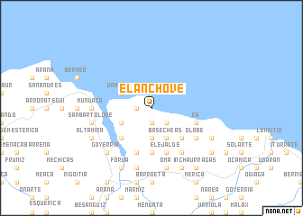 map of Elanchove