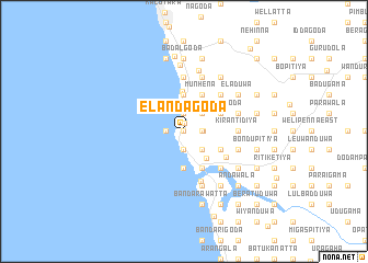 map of Elandagoda