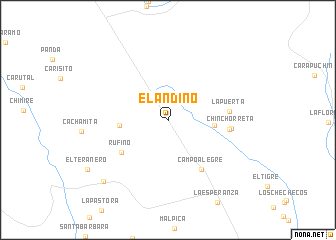 map of El Andino