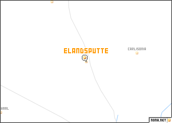 map of Elandsputte