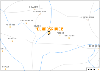 map of Elandsrivier