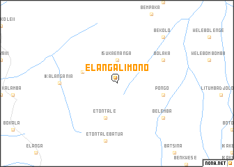 map of Elanga-Limono