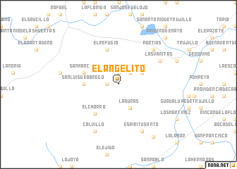 map of El Angelito