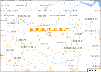 map of El Ángel Talcualuya