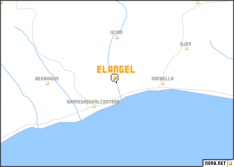 map of El Ángel